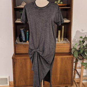 All Saints T-Rivi Dress Ash/Black Size Medium
